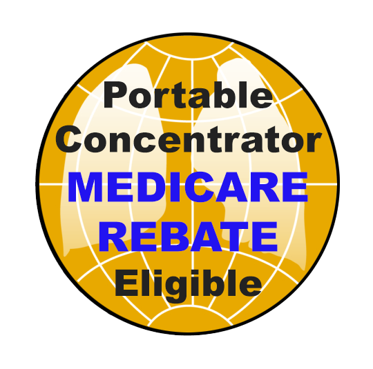 Medicare Eligible portable oxygen concentrator